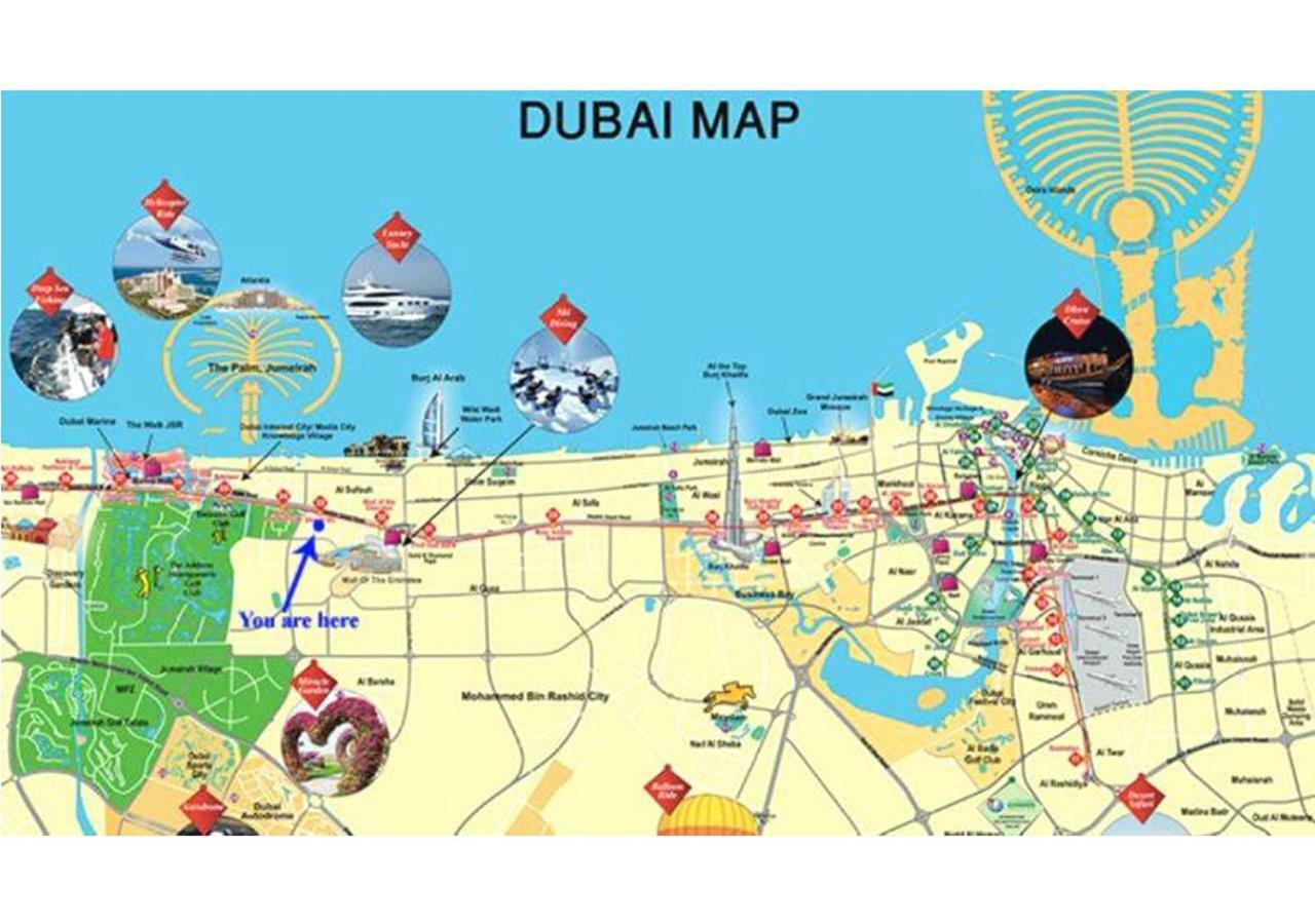 Nestaway In Heart Of Dubai, Nr To Metro And All Tourist Destination Apartment